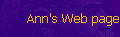 Ann's Web page
